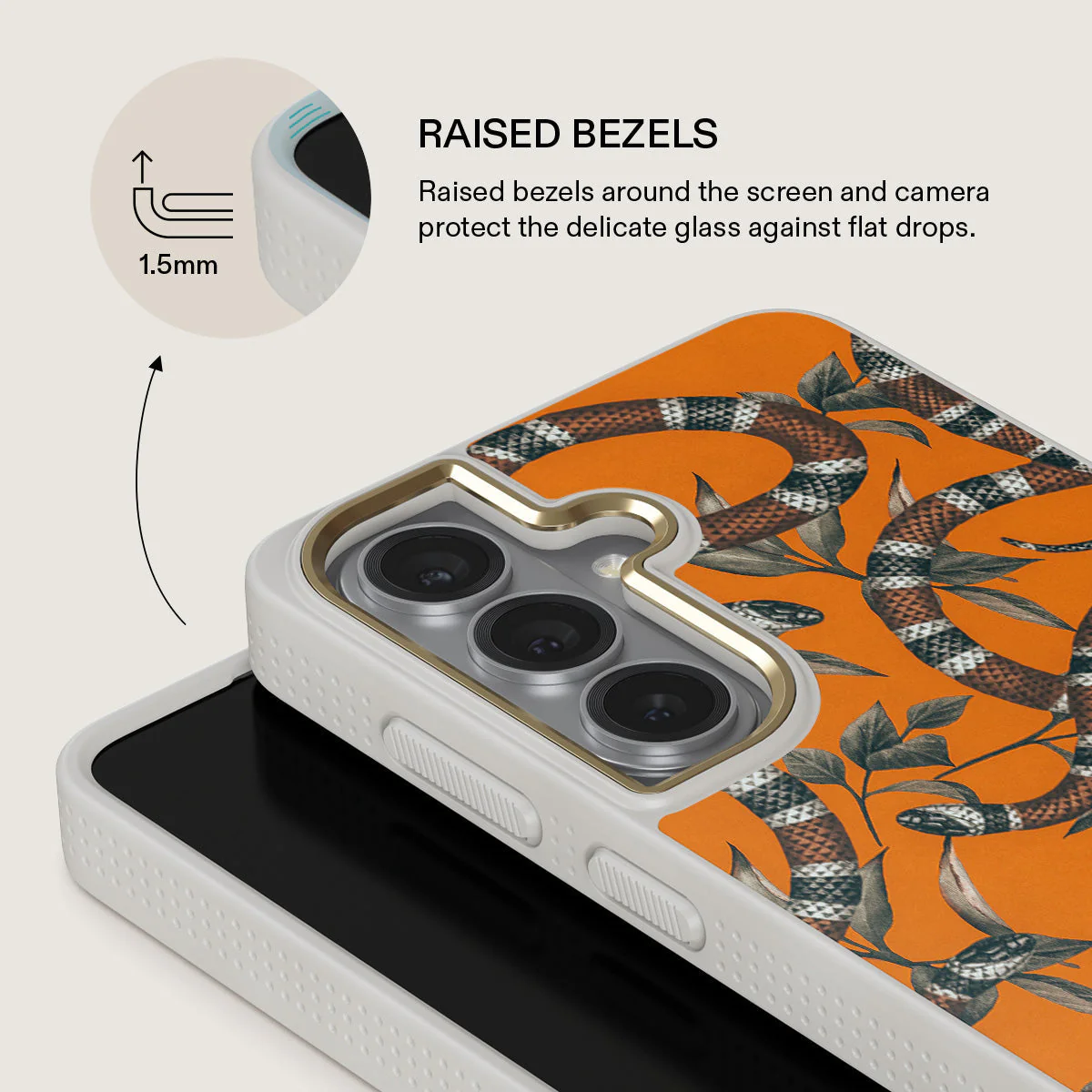 Bitter Apricot - Snake Samsung Galaxy S26 Plus Case - Image 29