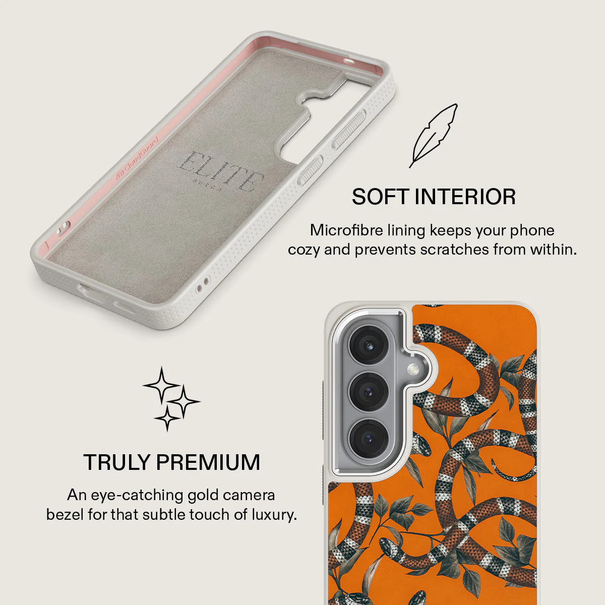 Bitter Apricot - Snake Samsung Galaxy S26 Plus Case - Image 38