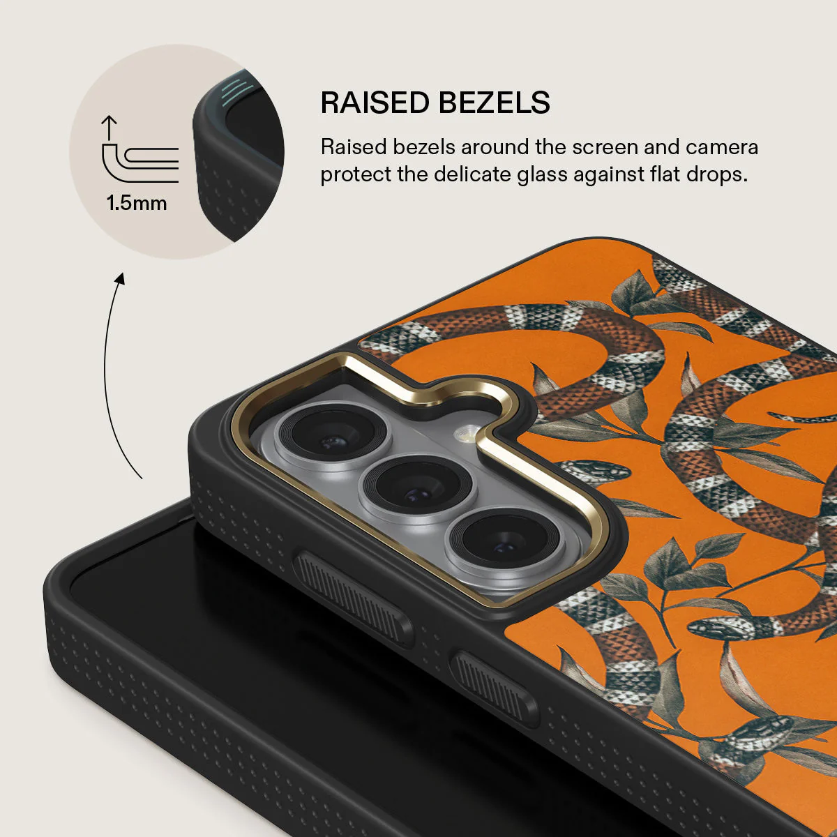 Bitter Apricot - Snake Samsung Galaxy S26 Plus Case - Image 8