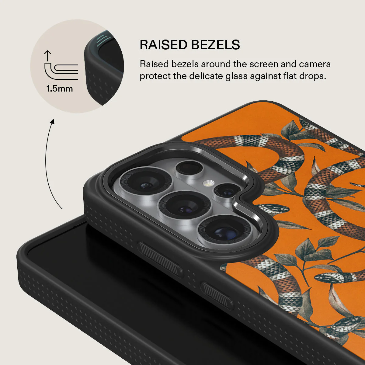 Bitter Apricot - Snake Samsung Galaxy S26 Ultra Case - Image 15