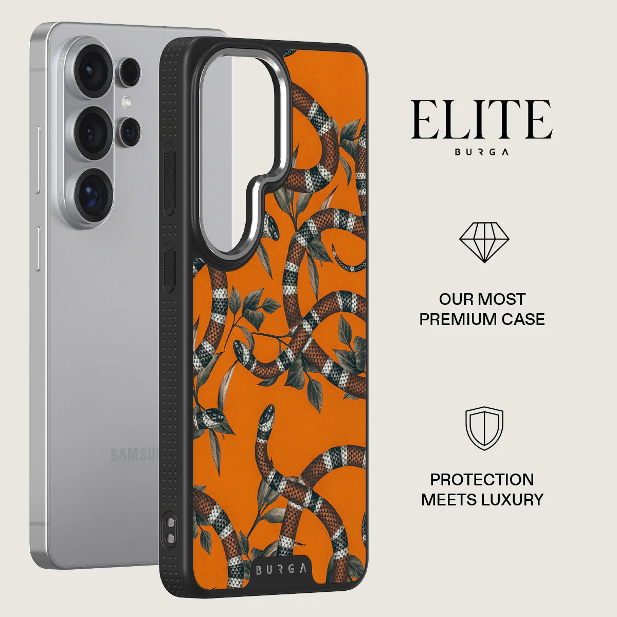 Bitter Apricot - Snake Samsung Galaxy S26 Ultra Case - Image 20
