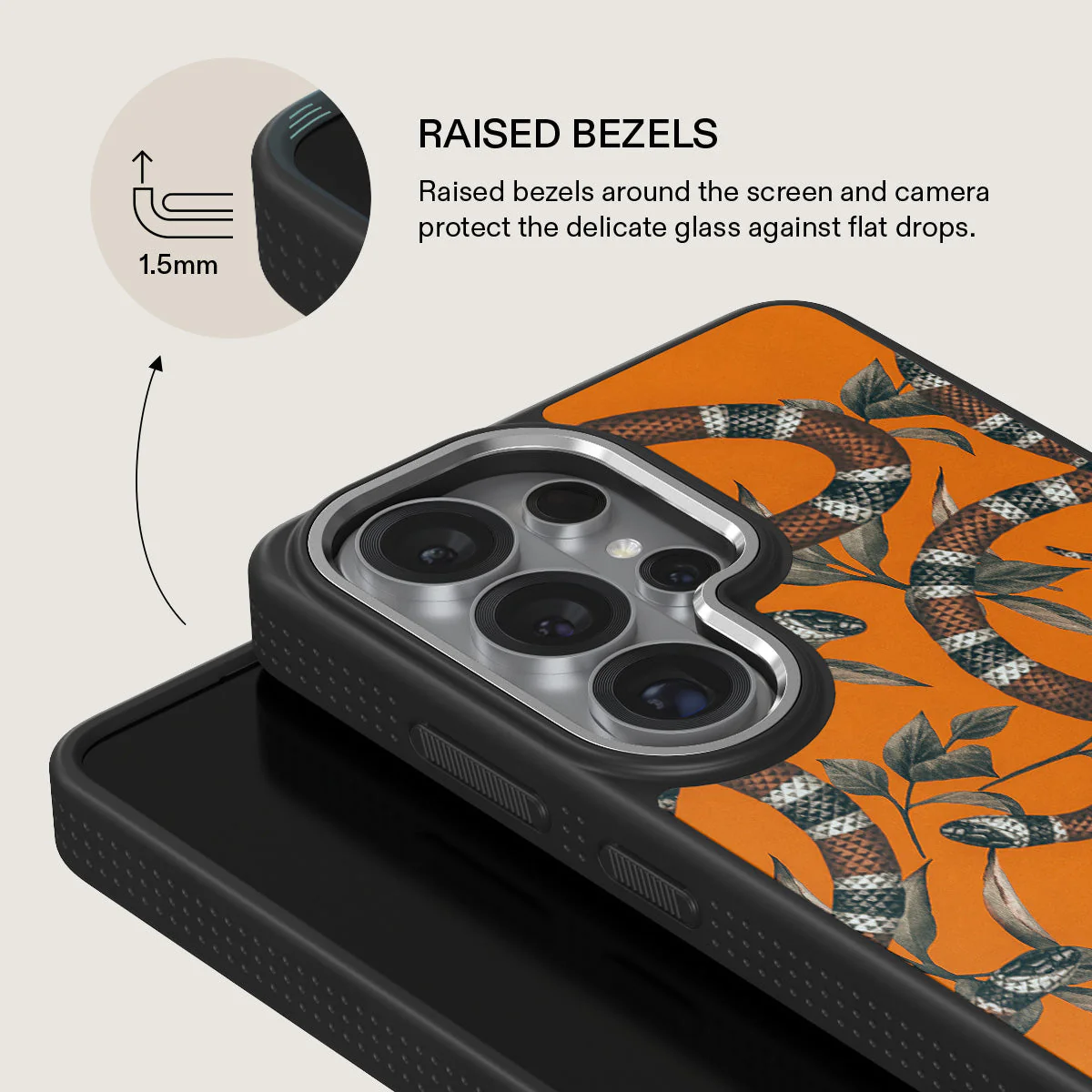 Bitter Apricot - Snake Samsung Galaxy S26 Ultra Case - Image 22