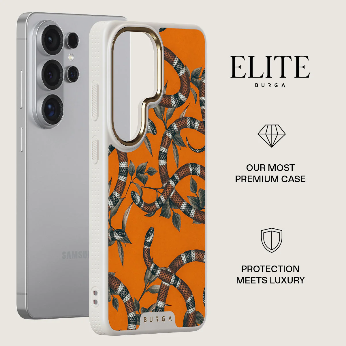 Bitter Apricot - Snake Samsung Galaxy S26 Ultra Case - Image 27