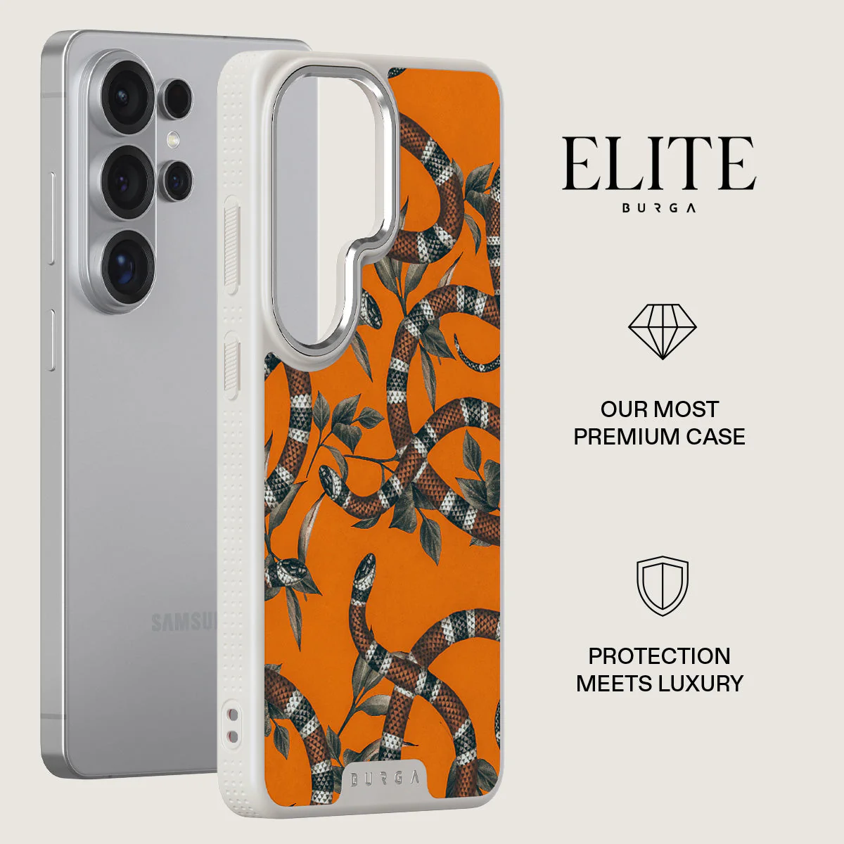 Bitter Apricot - Snake Samsung Galaxy S26 Ultra Case - Image 34