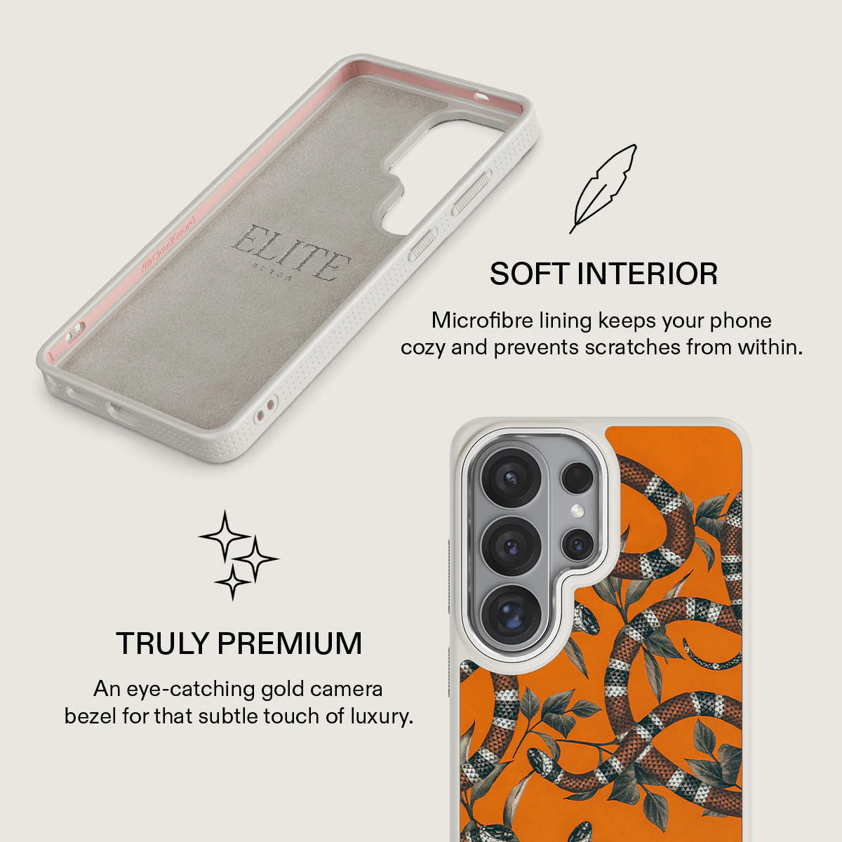 Bitter Apricot - Snake Samsung Galaxy S26 Ultra Case - Image 38