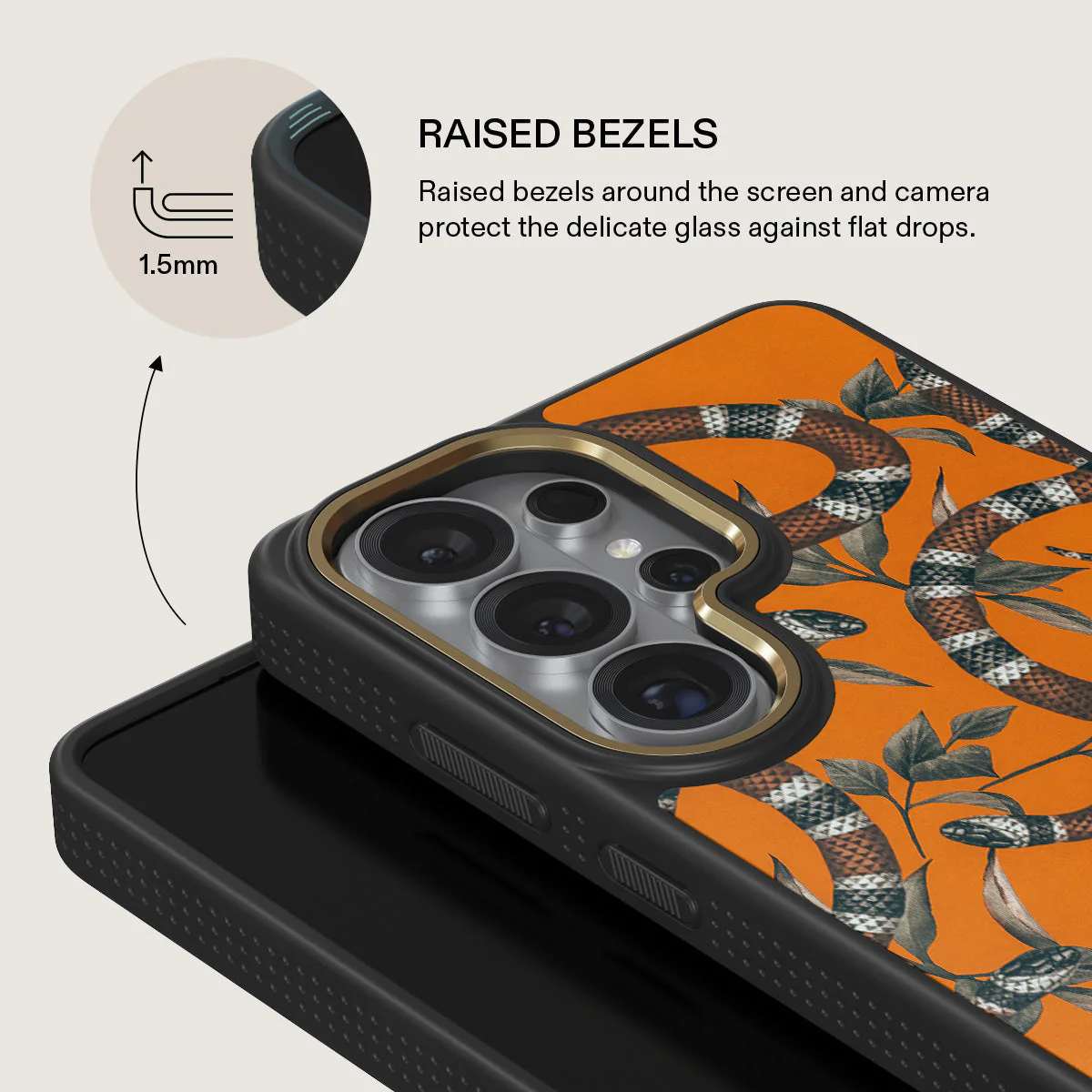 Bitter Apricot - Snake Samsung Galaxy S26 Ultra Case - Image 8