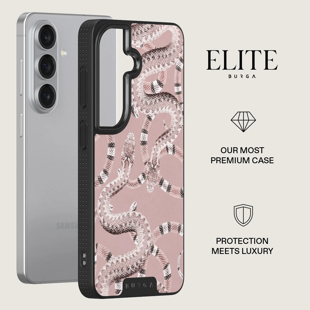 Poolside Glam - Snakes Samsung Galaxy S26 Case - Image 13