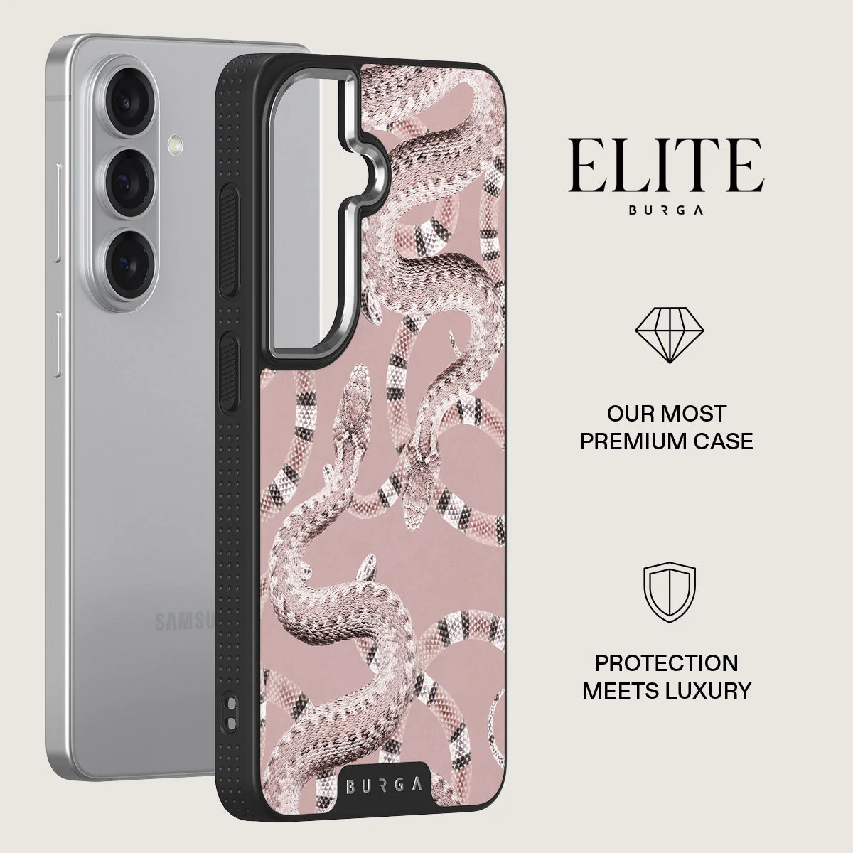 Poolside Glam - Snakes Samsung Galaxy S26 Case - Image 20