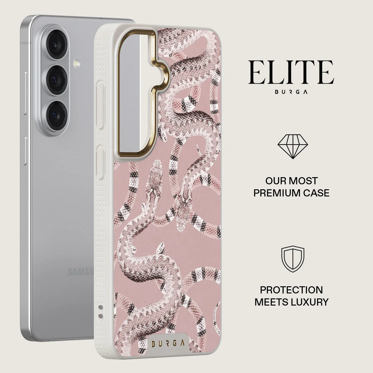 Poolside Glam - Snakes Samsung Galaxy S26 Plus Case - Image 27