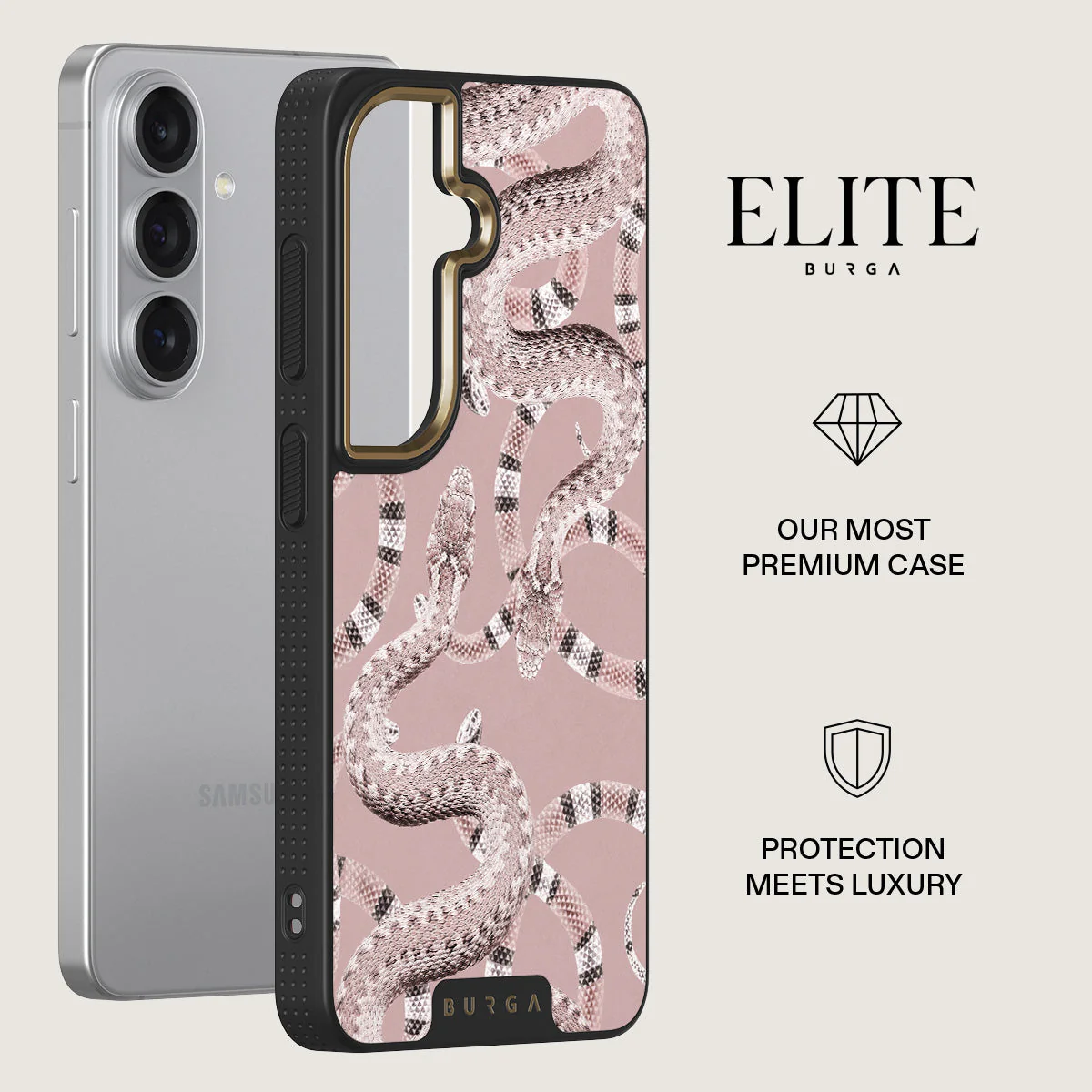 Poolside Glam - Snakes Samsung Galaxy S26 Plus Case - Image 6