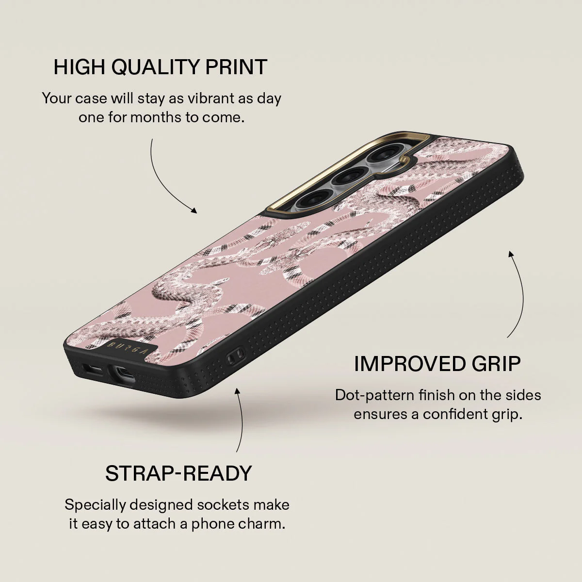 Poolside Glam - Snakes Samsung Galaxy S26 Plus Case - Image 9
