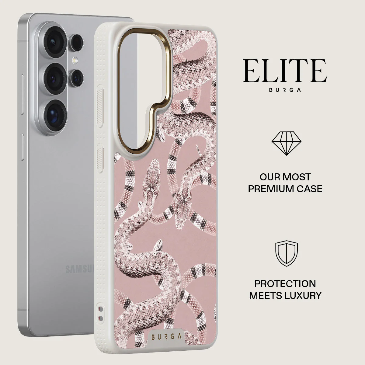 Poolside Glam - Snakes Samsung Galaxy S26 Ultra Case - Image 27