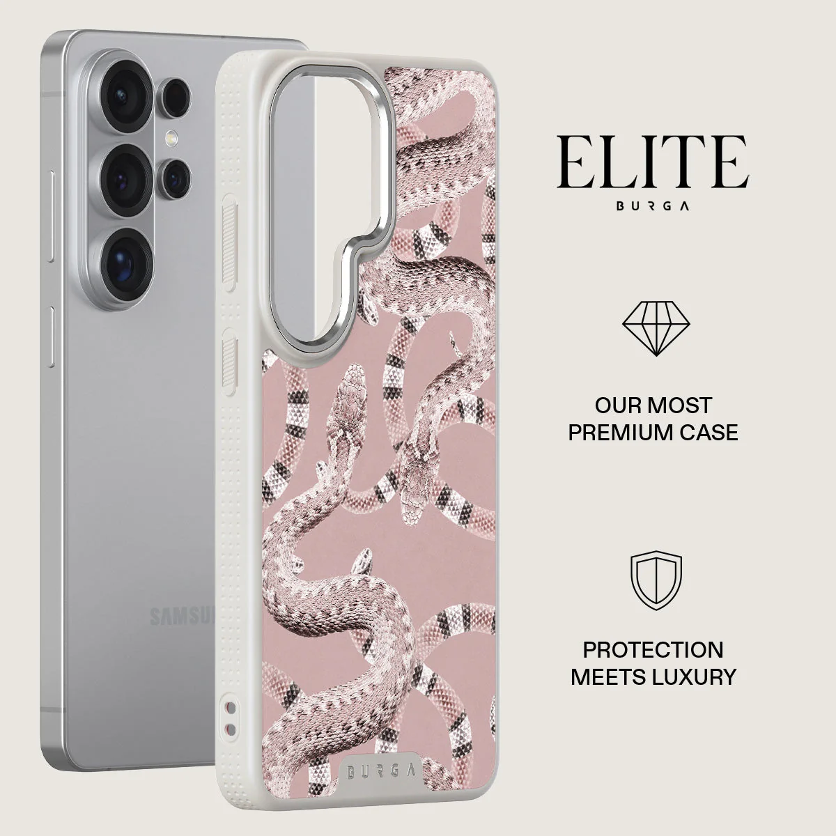 Poolside Glam - Snakes Samsung Galaxy S26 Ultra Case - Image 34