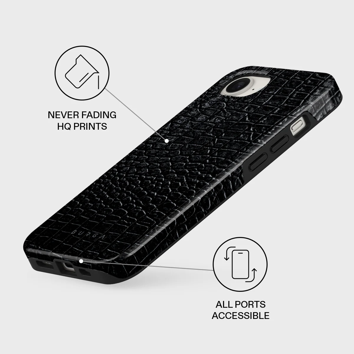 Reaper's Touch - Snakeskin iPhone 17e Case - Image 3