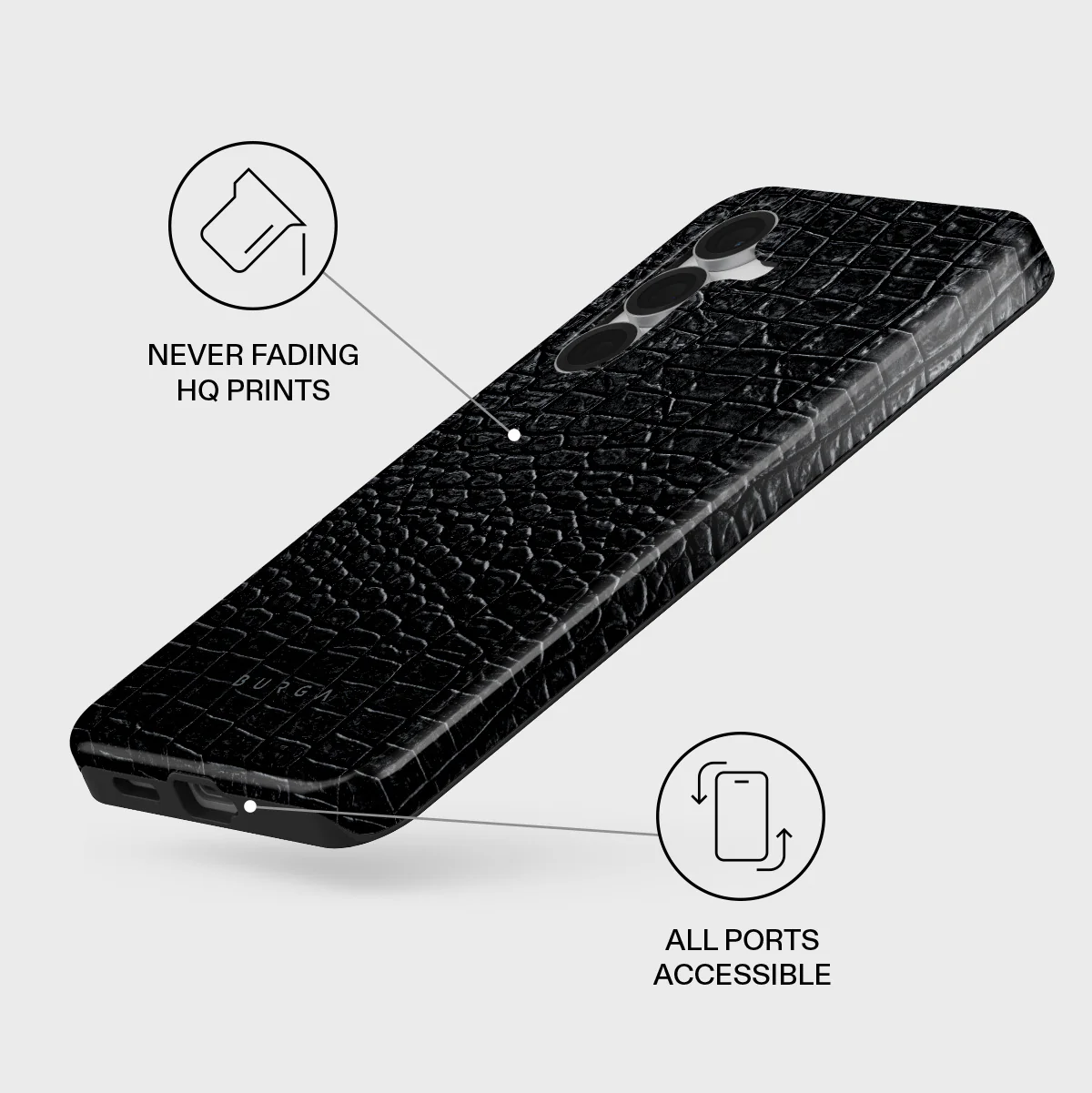 Reaper's Touch - Snakeskin Samsung Galaxy S25 FE Case - Image 3