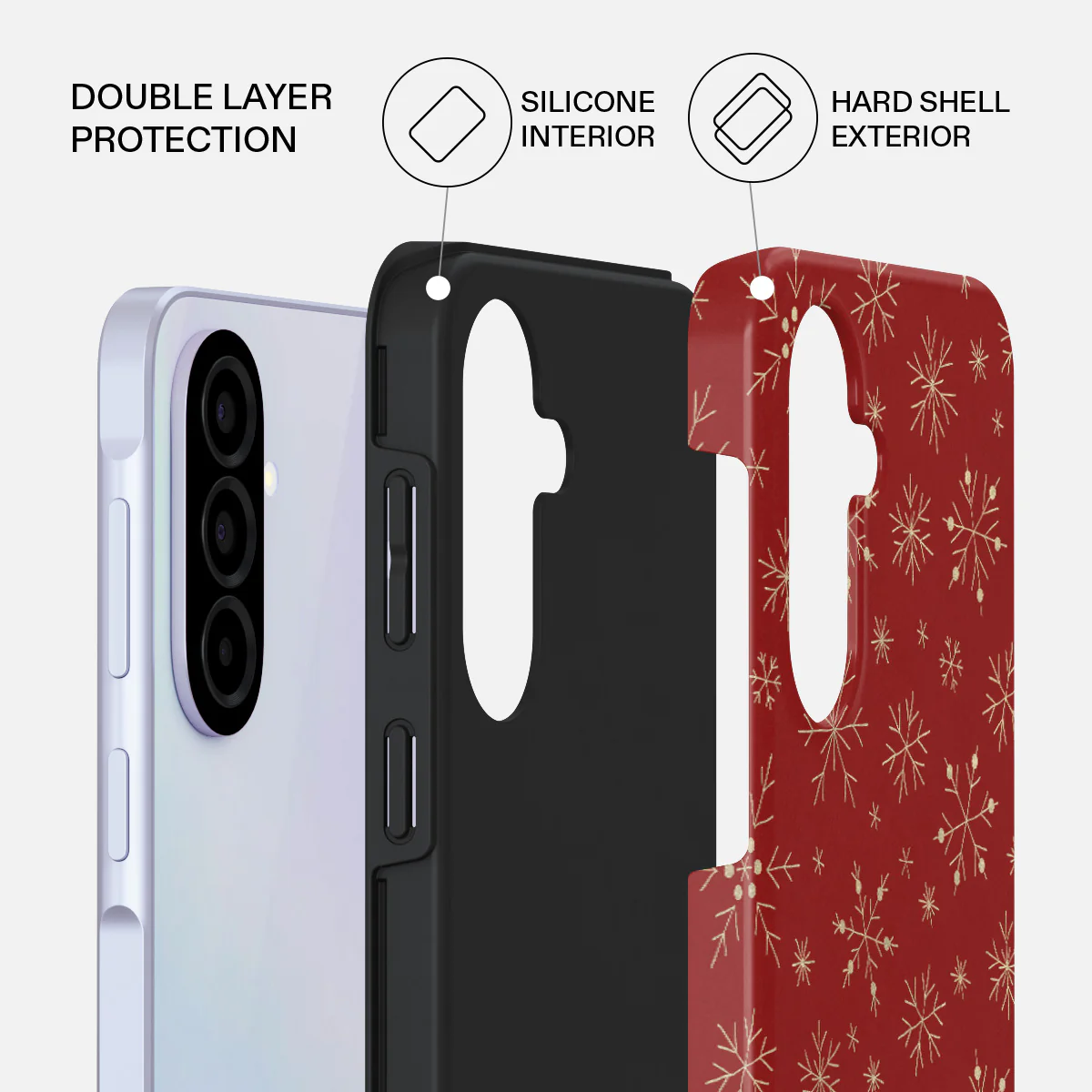Dear Santa - Snowflake Samsung Galaxy A37 5G Case - Image 2