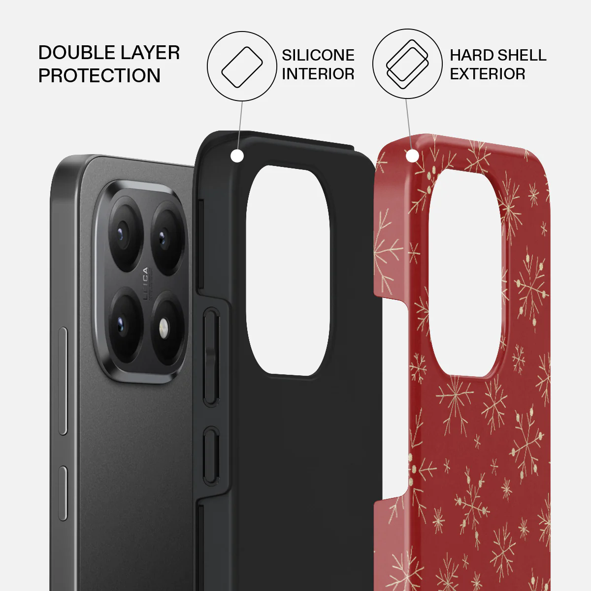 Dear Santa - Snowflake Xiaomi 15T Case - Image 2