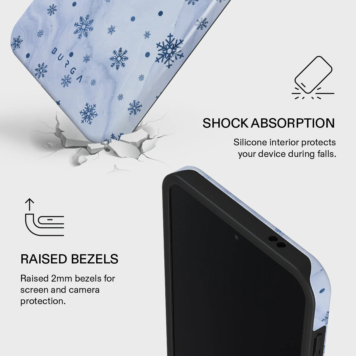 Ice Queen - Snowflakes Samsung Galaxy A57 5G Case - Image 4