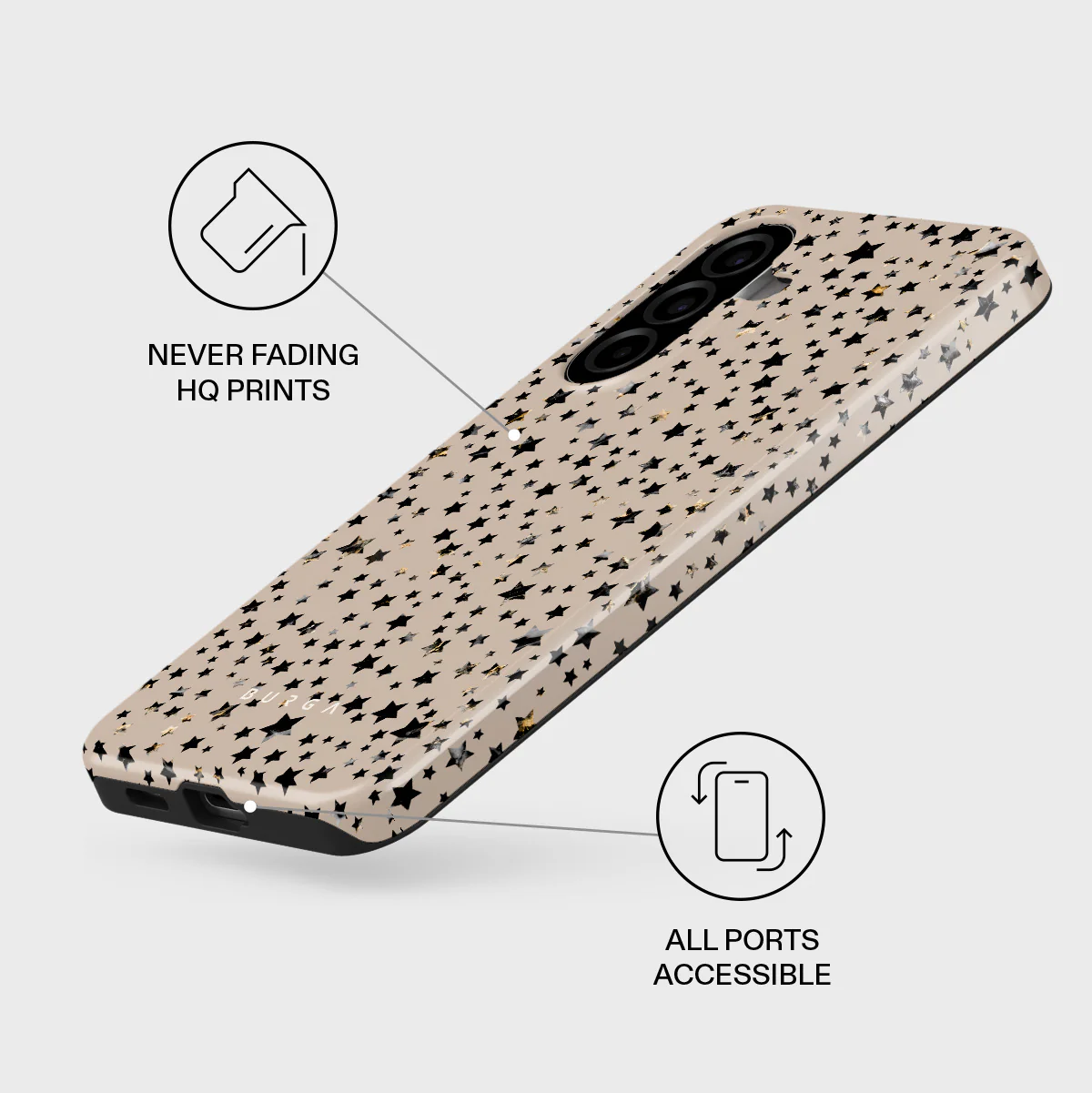 Sparkling Tiara - Stars Samsung Galaxy A57 5G Case - Image 3