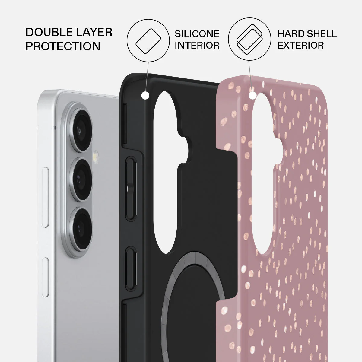 Hot Cocoa - Spotted Samsung Galaxy S26 Case - Image 2