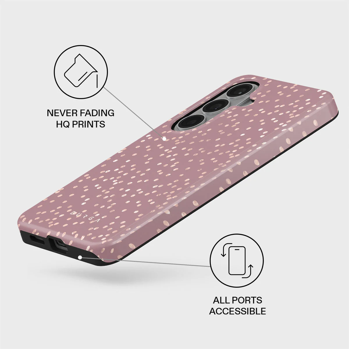 Hot Cocoa - Spotted Samsung Galaxy S26 Case - Image 3