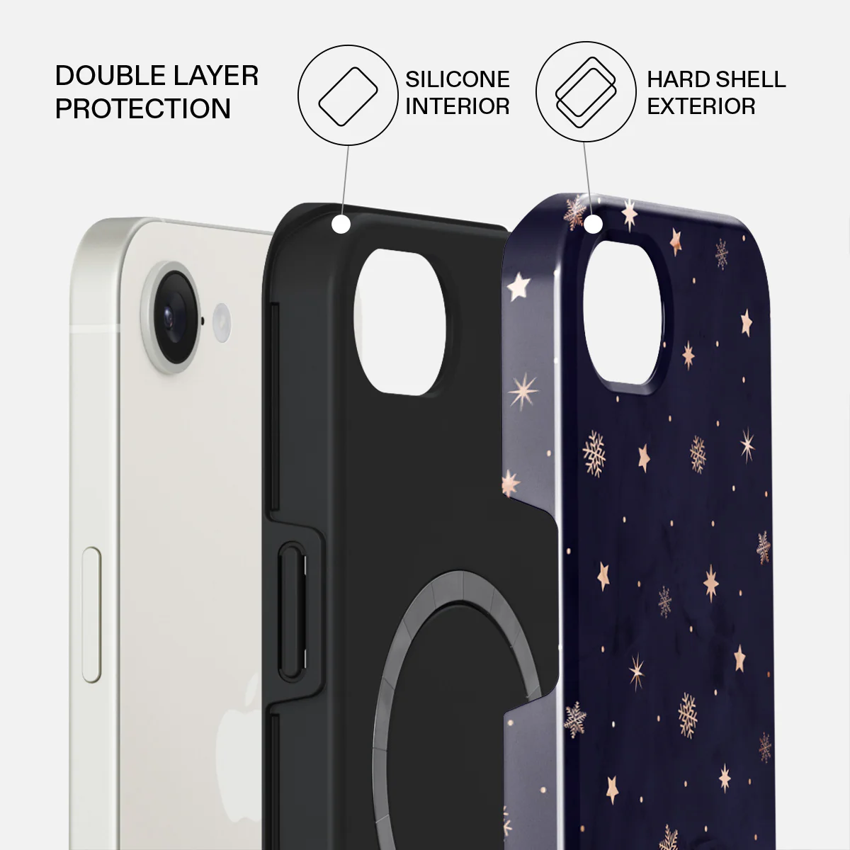 Midnight Kiss - Star iPhone 17e Case - Image 2