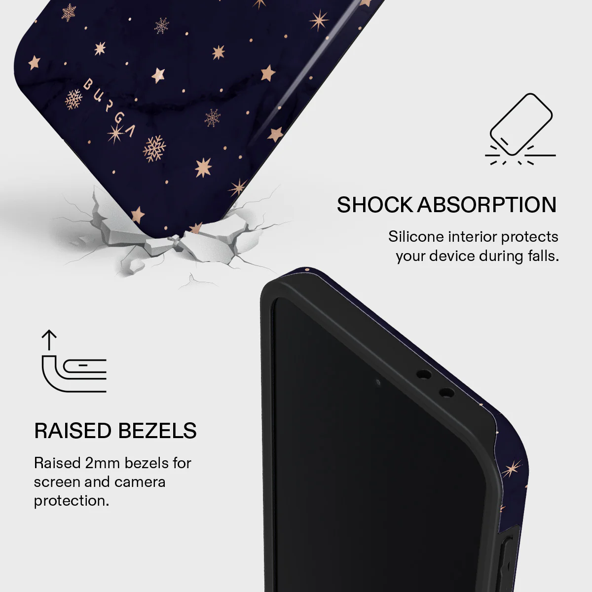 Midnight Kiss - Star Samsung Galaxy A37 5G Case - Image 4