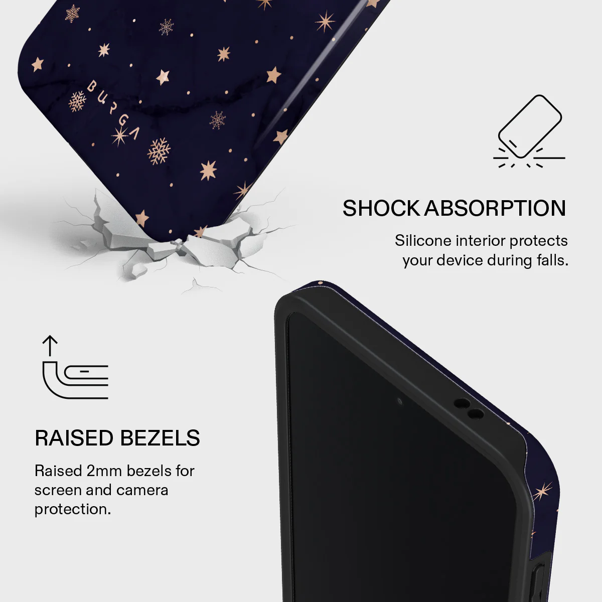 Midnight Kiss - Star Samsung Galaxy A57 5G Case - Image 4