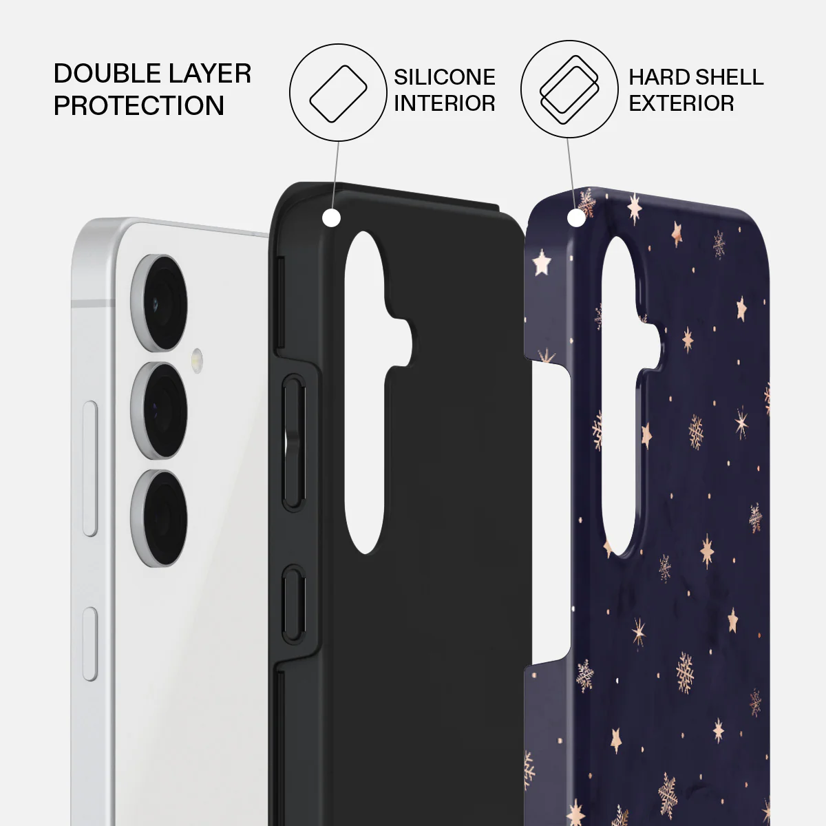 Midnight Kiss - Star Samsung Galaxy S25 FE Case - Image 2