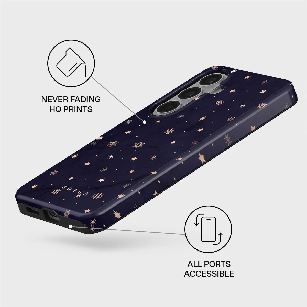 Midnight Kiss - Star Samsung Galaxy S26 Case - Image 3