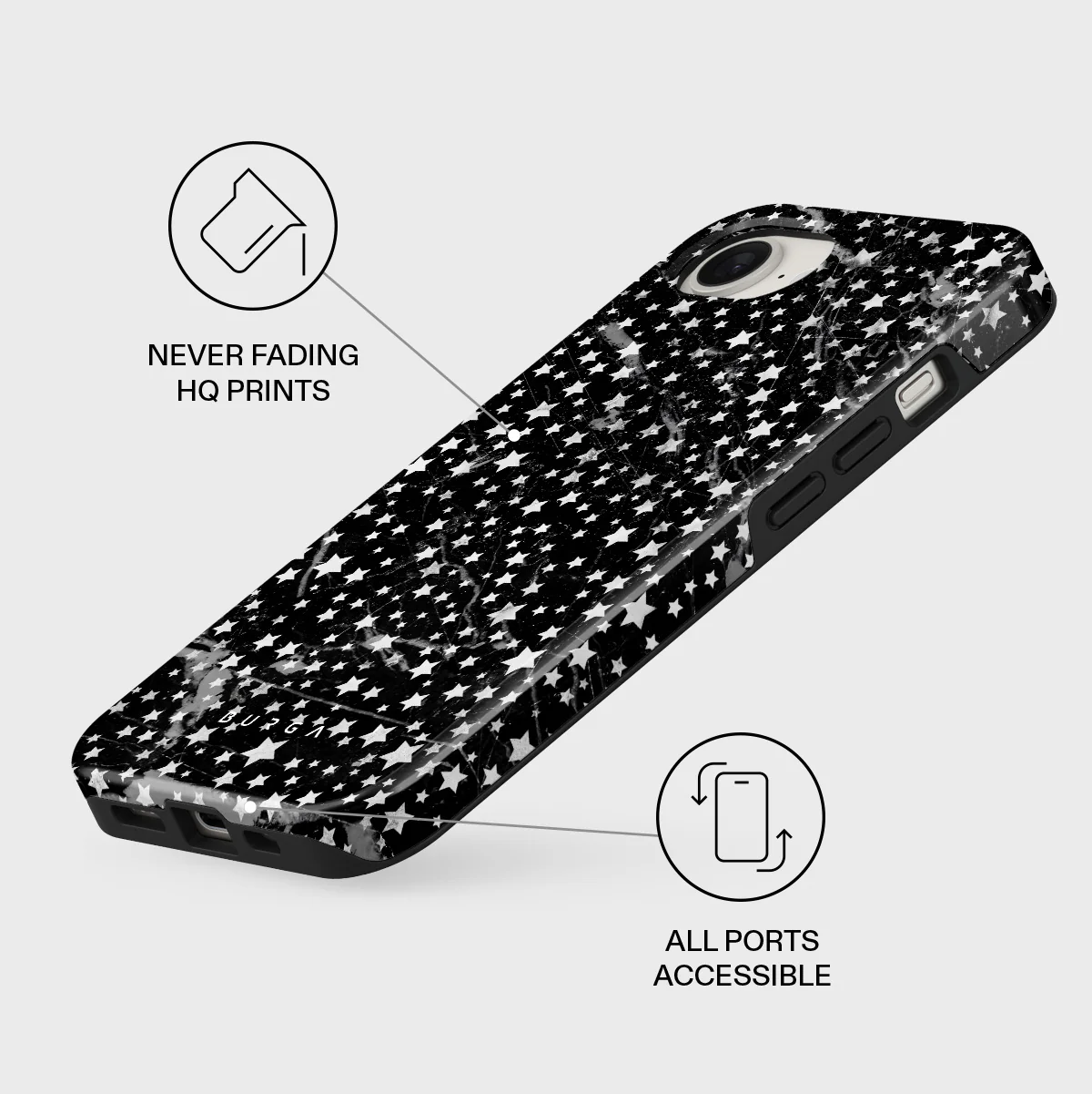 Starry Night - Stars iPhone 17e Case - Image 3