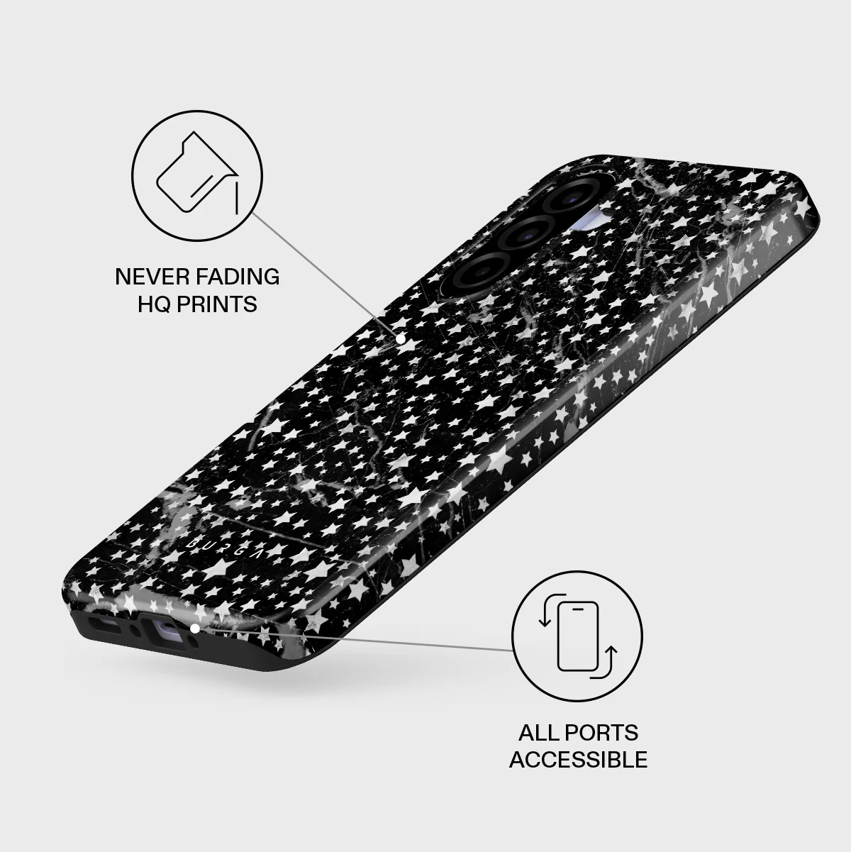 Starry Night - Stars Samsung Galaxy A37 5G Case - Image 3