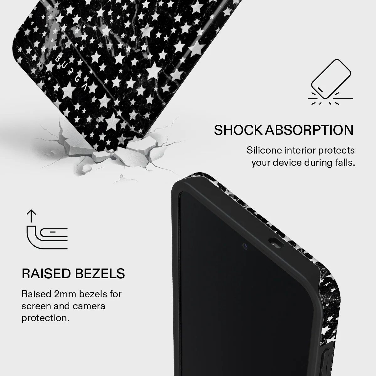 Starry Night - Stars Samsung Galaxy S25 FE Case - Image 4