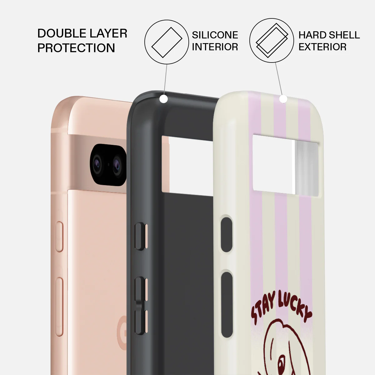 Stay Lucky - Google Pixel 8a Case - Image 2