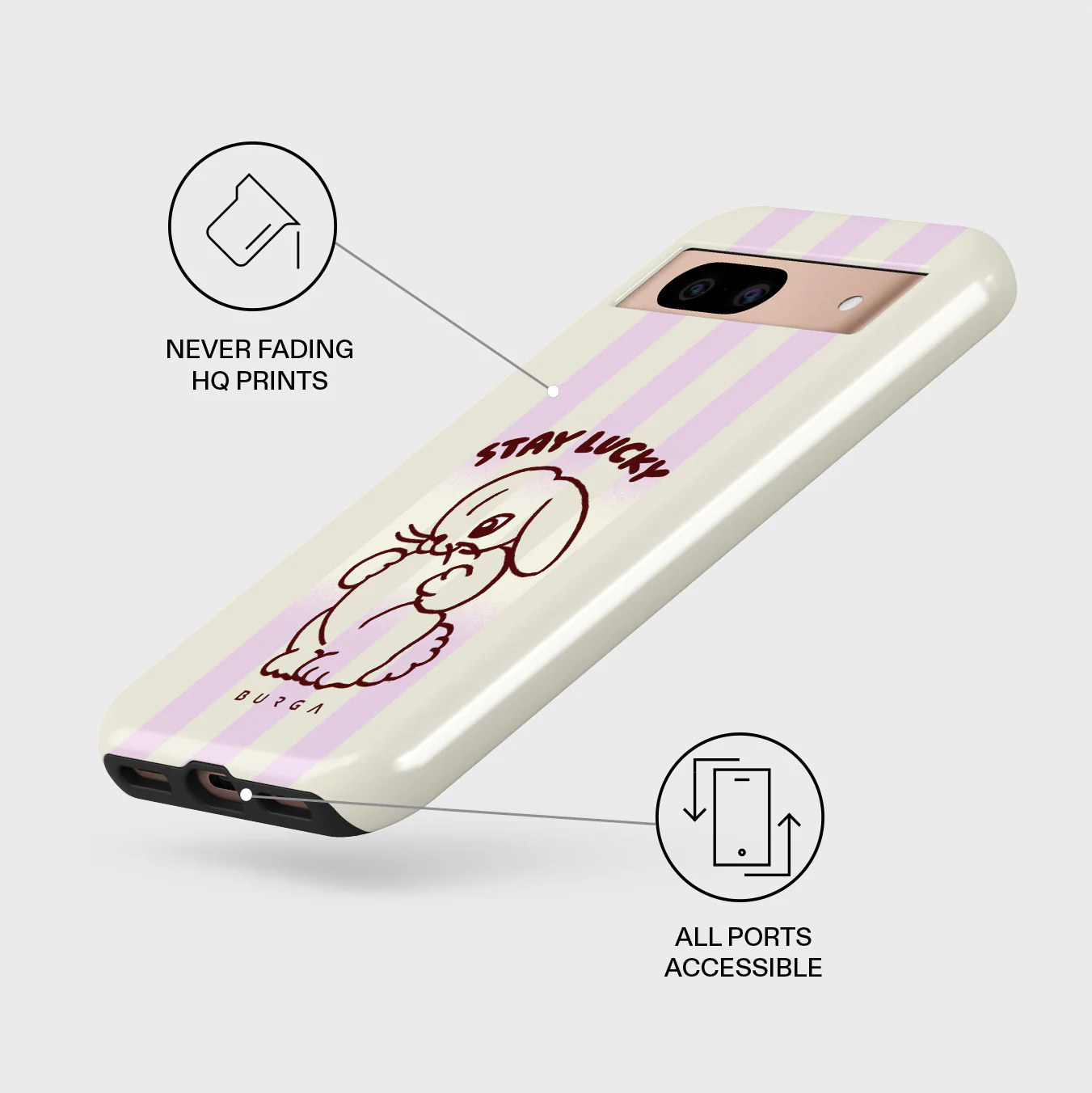 Stay Lucky - Google Pixel 8a Case - Image 3
