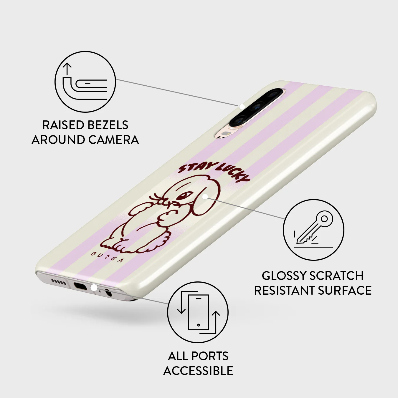 Stay Lucky - Huawei P30 Case - Image 3
