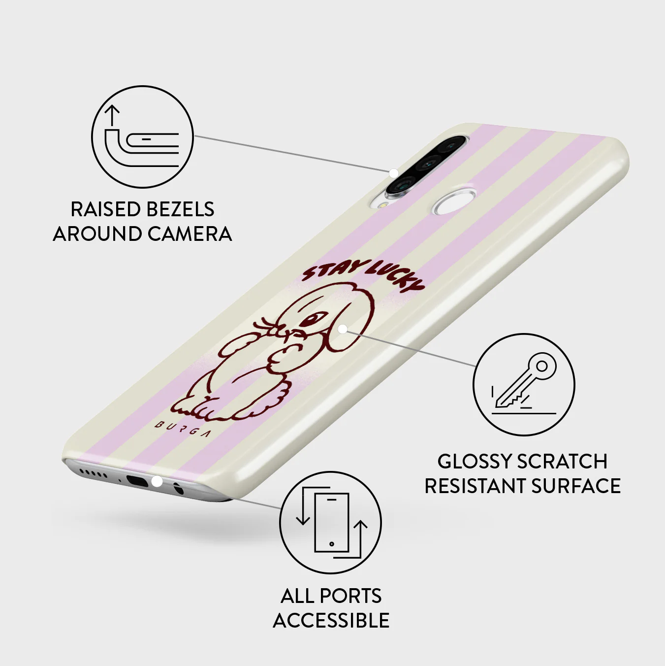 Stay Lucky - Huawei P30 Lite Case - Image 3