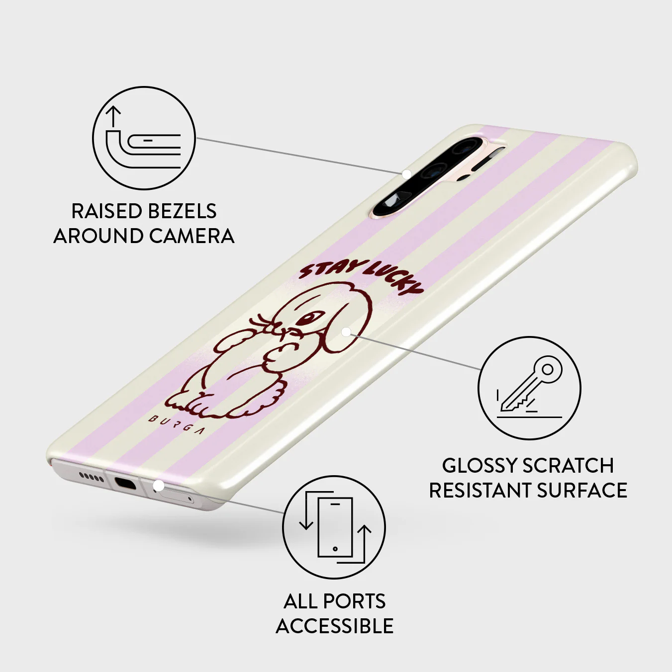 Stay Lucky - Huawei P30 Pro Case - Image 3