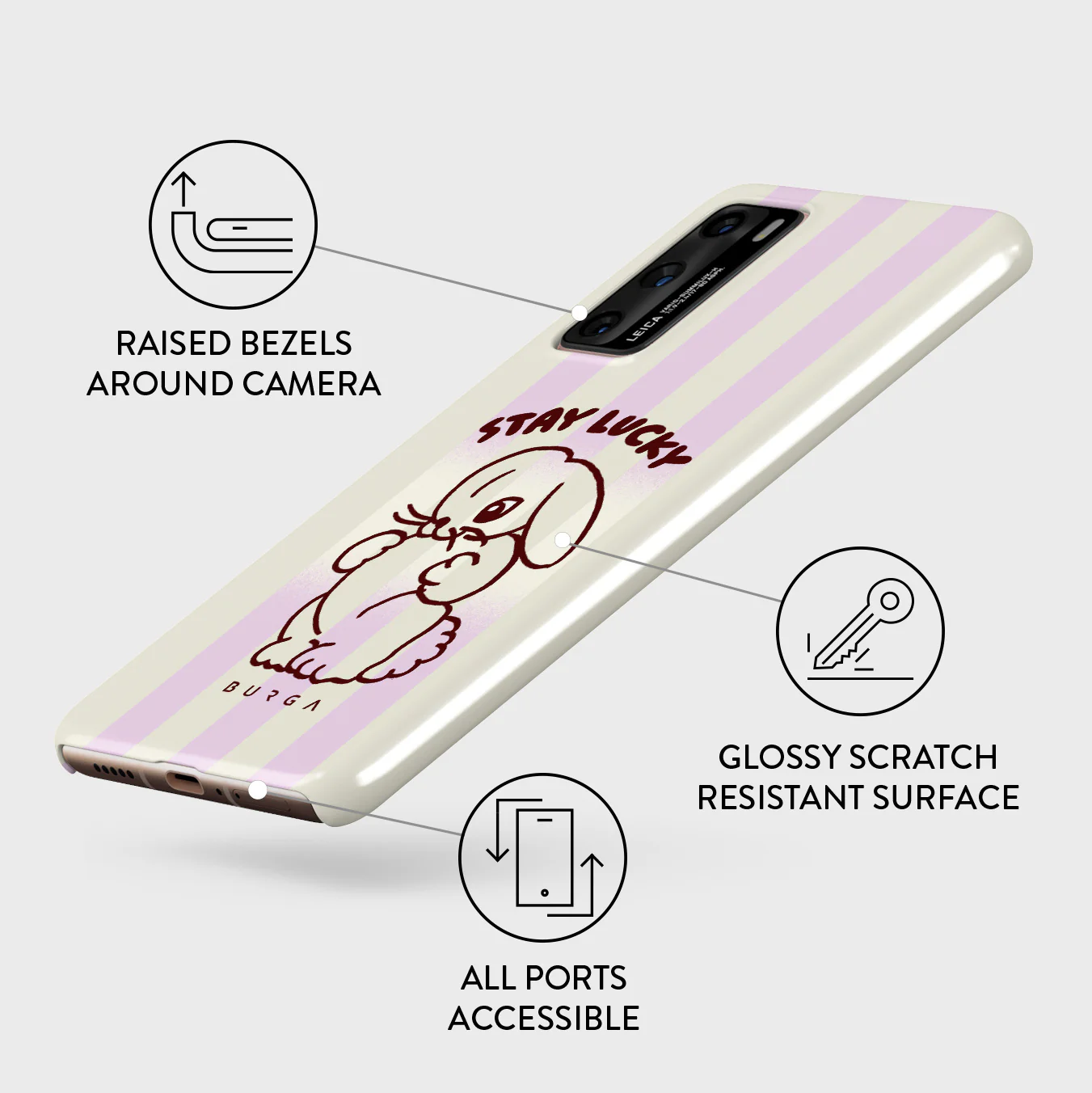 Stay Lucky - Huawei P40 Case - Image 3