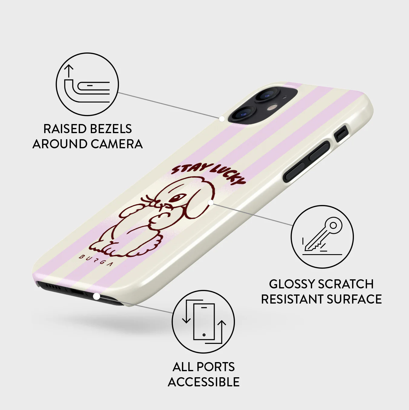 Stay Lucky - iPhone 12 Mini Case - Image 3