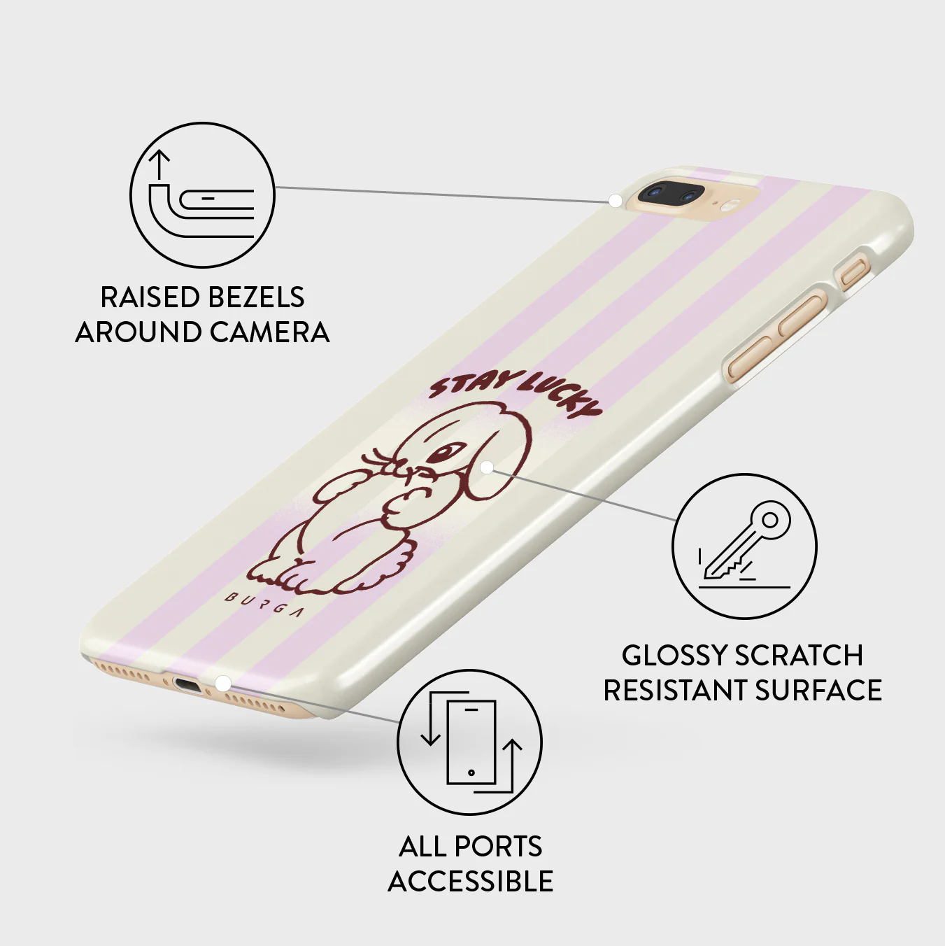 Stay Lucky - iPhone 7 Plus / 8 Plus Case - Image 3