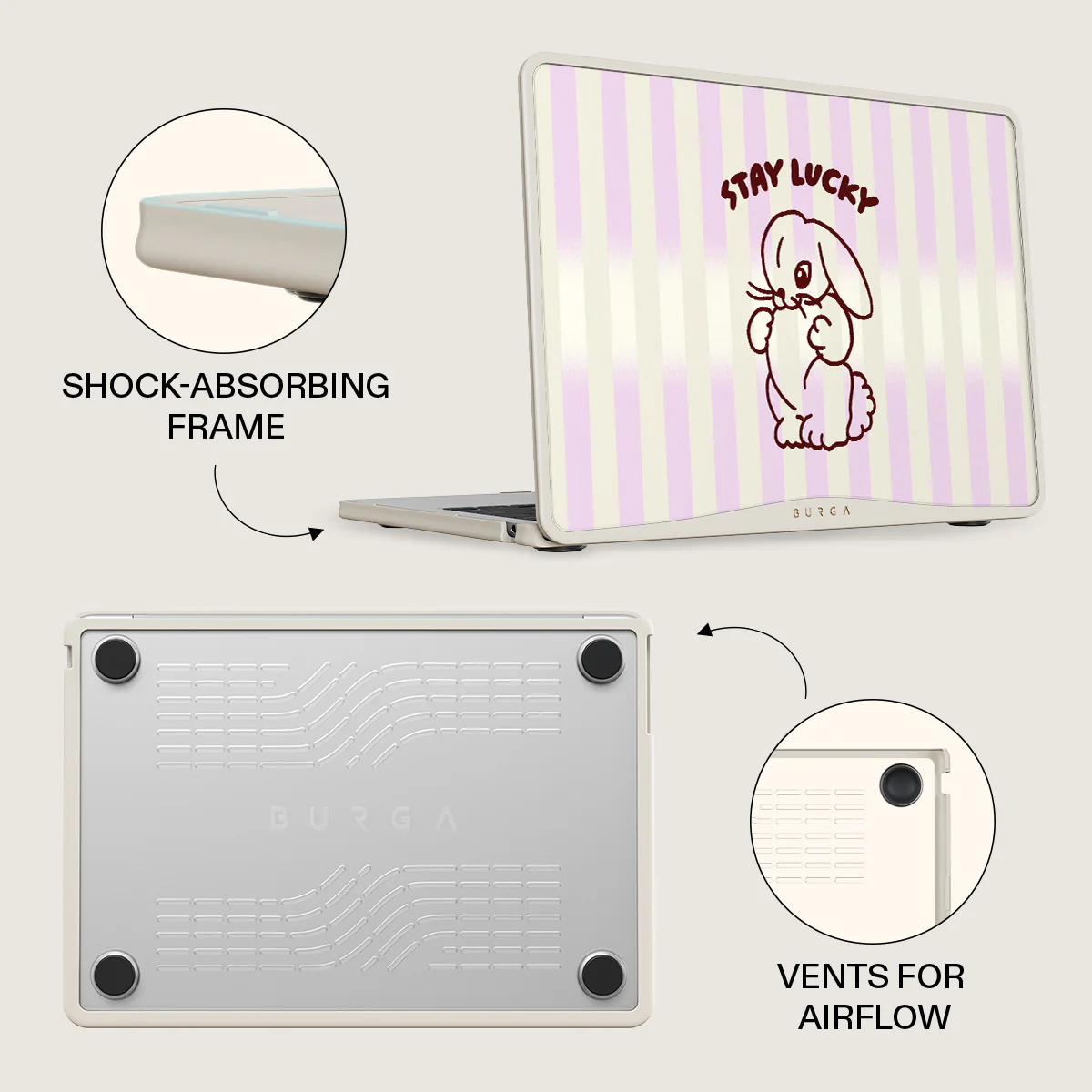 Stay Lucky - Macbook Case - Image 5
