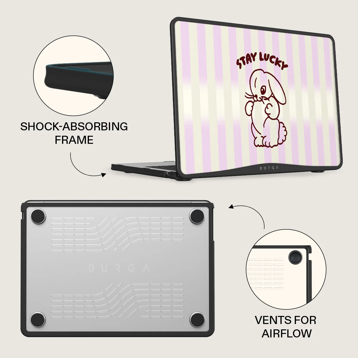 Stay Lucky - Macbook Case - Image 7