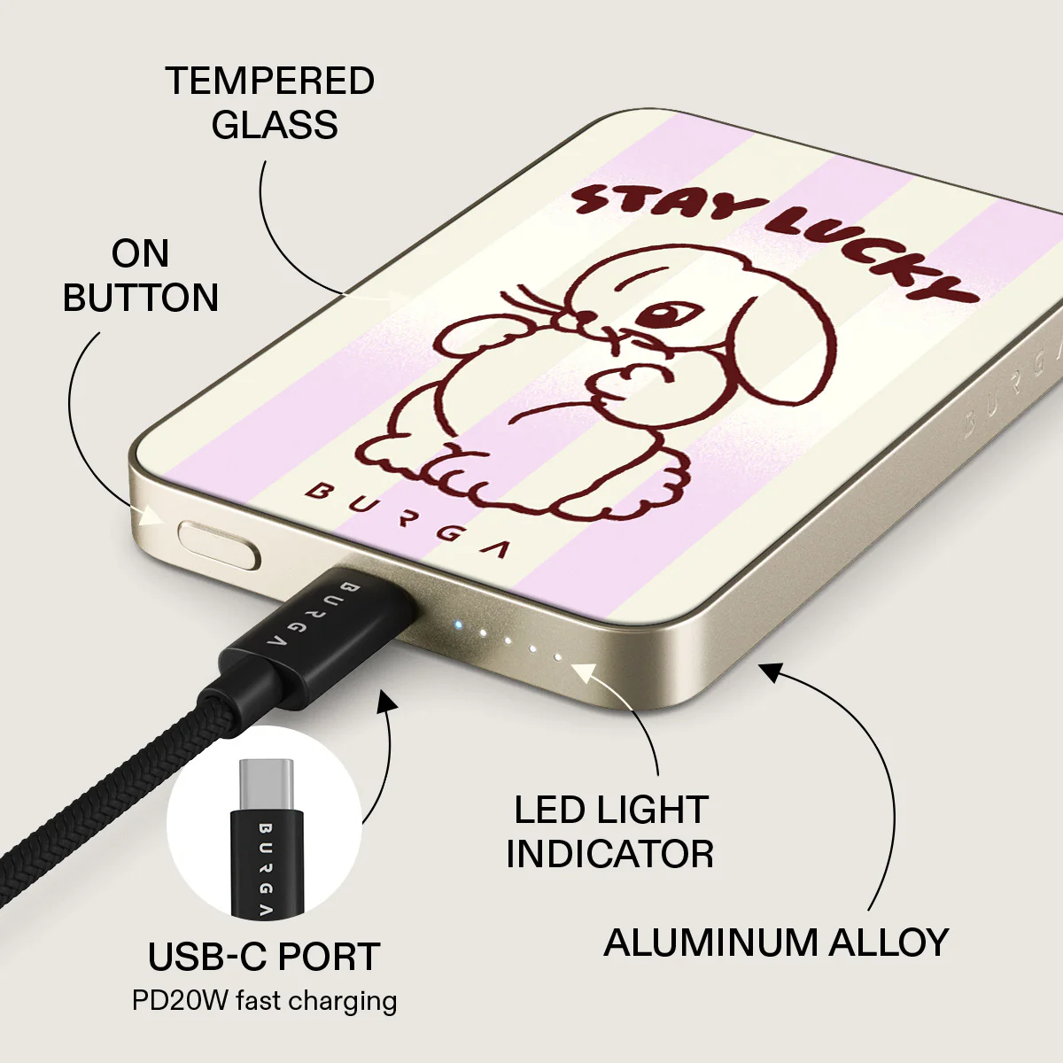 Stay Lucky - Magnetic Power Bank - Image 10