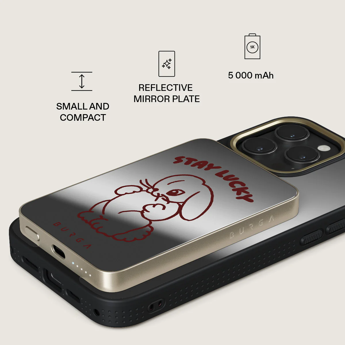 Stay Lucky - Magnetic Power Bank - Image 52