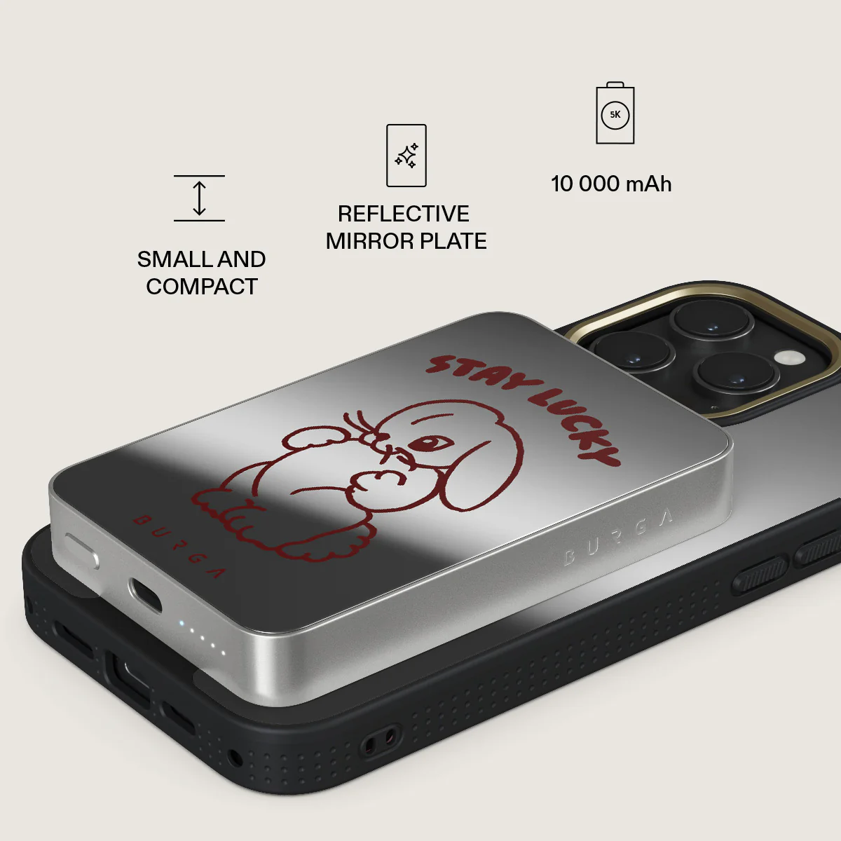 Stay Lucky - Magnetic Power Bank - Image 72