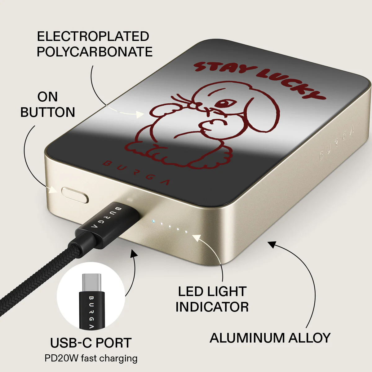 Stay Lucky - Magnetic Power Bank - Image 85