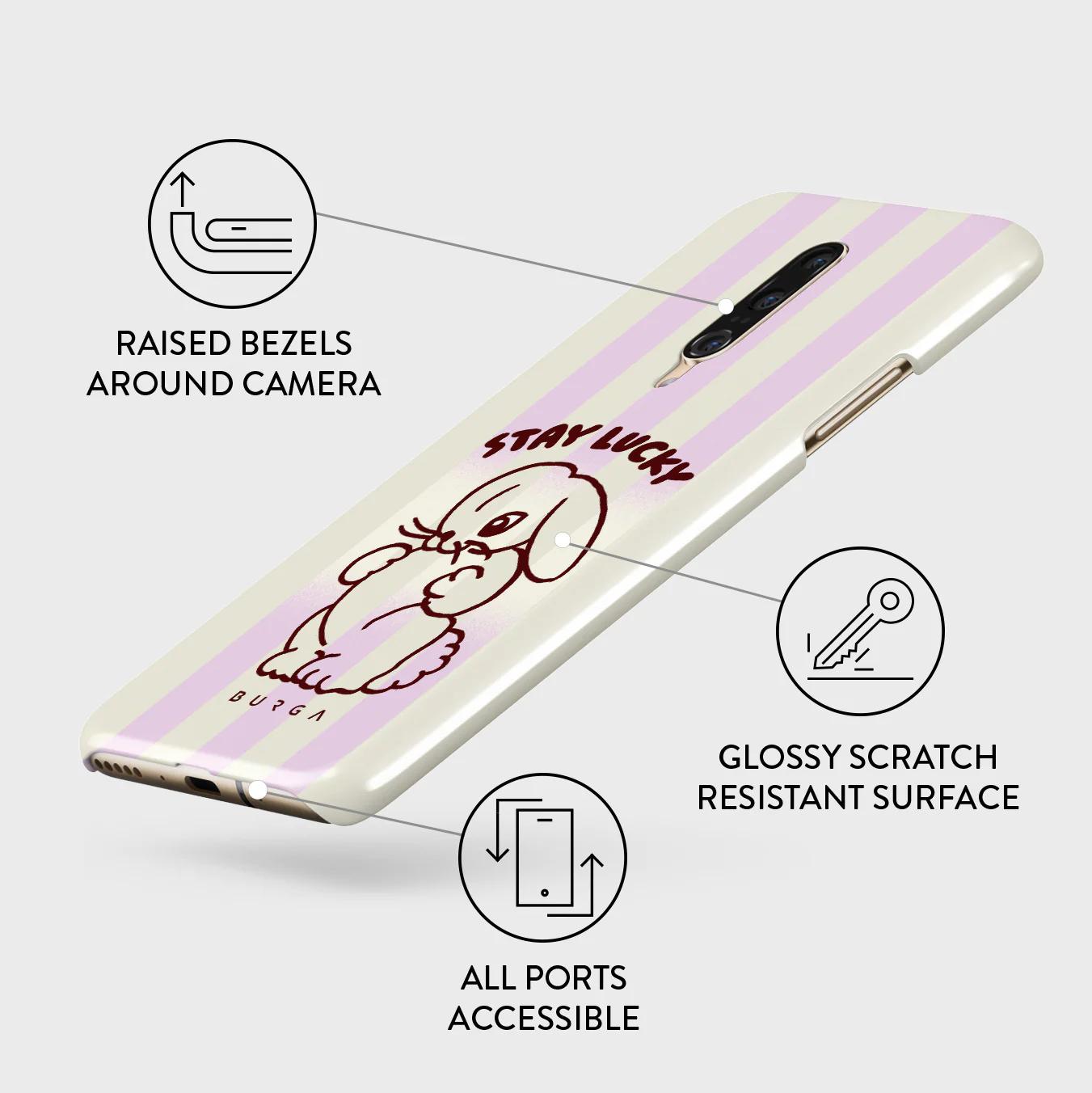 Stay Lucky - OnePlus 7 Pro / 7T Pro Case - Image 3