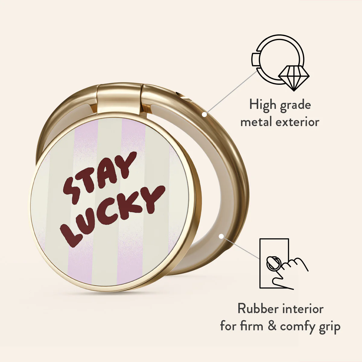Stay Lucky - Adhesive Ring Holder - Image 7