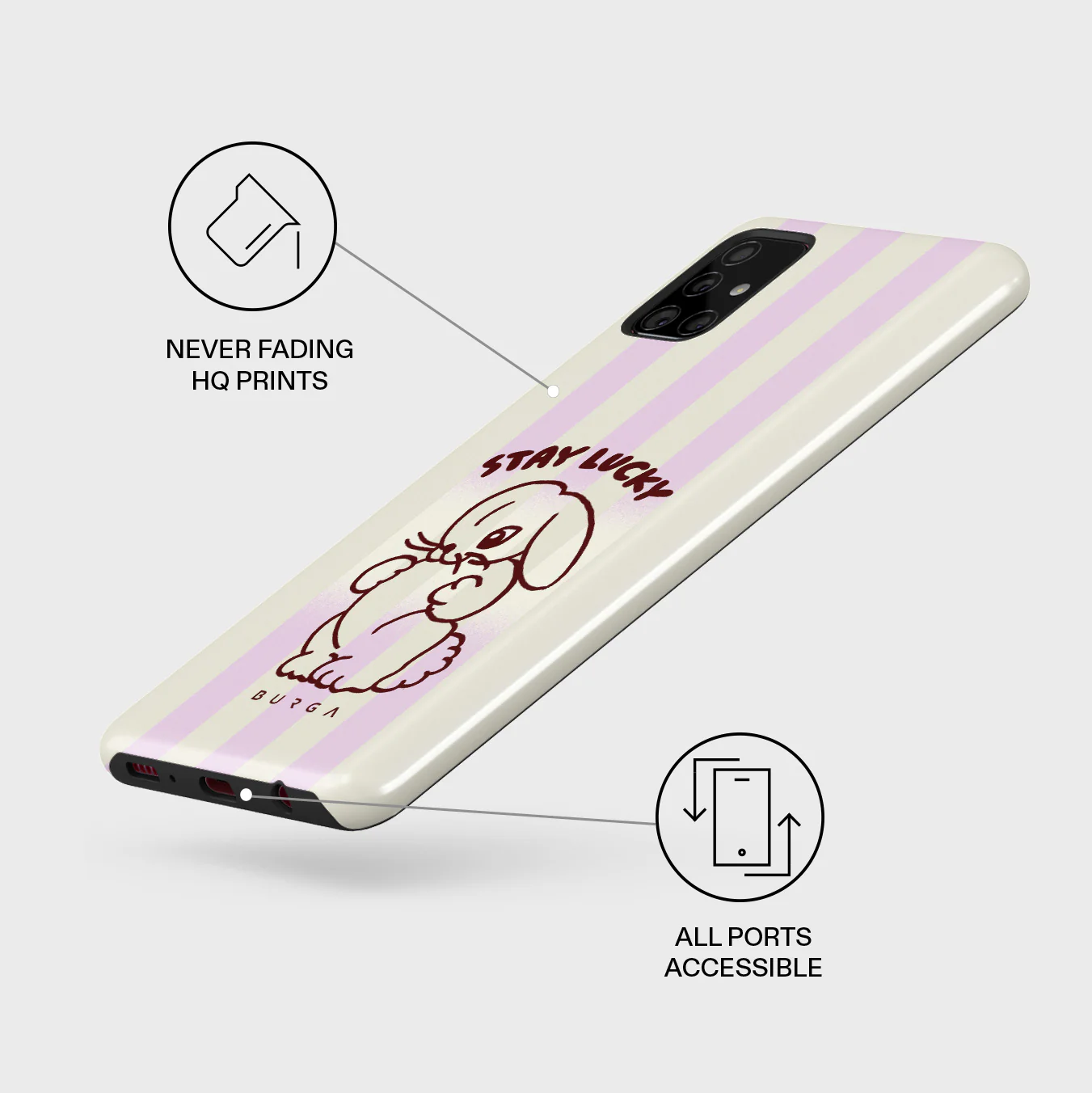 Stay Lucky - Samsung Galaxy A51 4G Case - Image 3